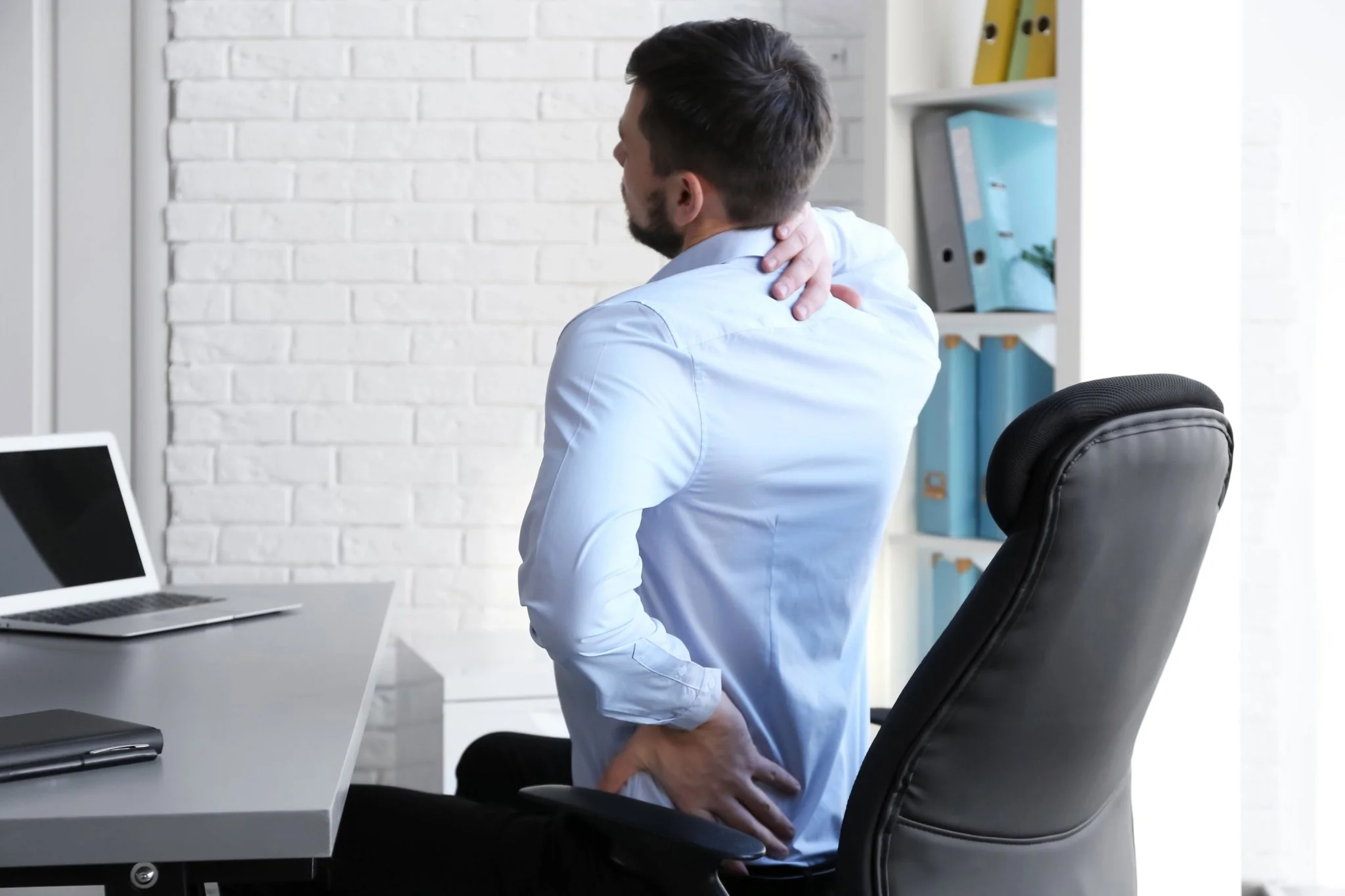 Treatments of Physical and emotional pain induced by prolonged sitting habits
